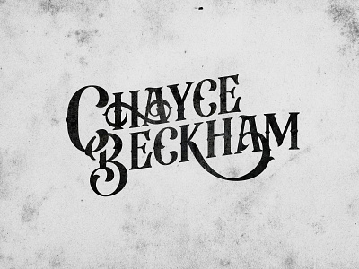 Chayce Beckham branding branding country music illustration lettering logos type