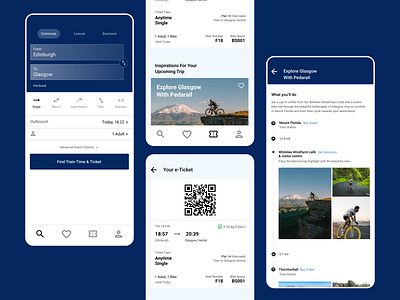 Scotrail App Design app branding design ui ux