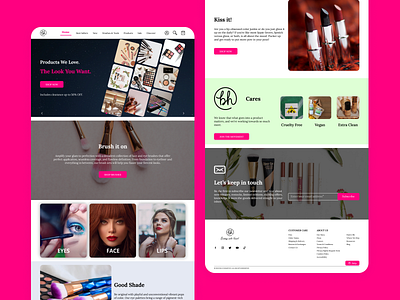 BH Cosmetics Website Redesign beautywebsite bhcosmetics design designpractice ecommercedesign figma minimalistdesign ui ui design uiux userexperience ux design webdesign webredesign