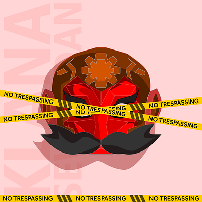 Sewandanu Klana design illustration mask maskrenaissance renaissance topeng malangan traditional mask vectorart