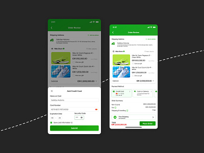 #Exploration - Checkout Page checkout cool ui credit card design figma mobile design mobile ui order review ui ui design