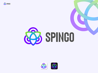 Spingo Logo Design 247 brand identity branding business logo colourful creative logo design dribble eyecatching graphic design grkhan0905 letter logo letter mark logo minimal modern logo portfolio professional logo service visual identity