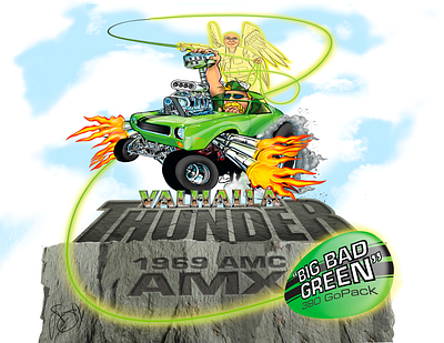 Mel’s AMX illustration rat fink