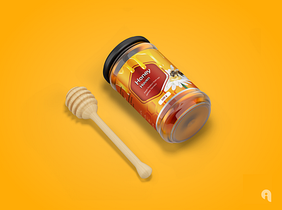 Honey Jar Packaging Design creative package jar cover packaging wrapper design
