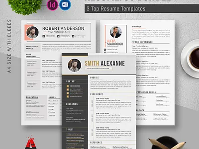 Resume Bundle bundle classic resume clean cv clean resume design illustration job resume minimalist resume resume download