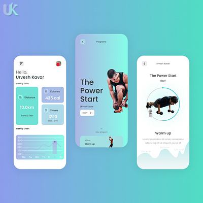 Sport Tracking ui design ui uidesign uiux uxdesign
