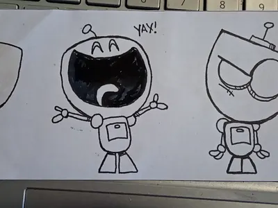 Gir (Robotic) art drawing gir illustration invader zim motion graphics nickelodeon