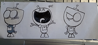 Gir (Robotic) art drawing gir illustration invader zim motion graphics nickelodeon