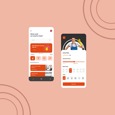 Home Servicing ui design ui uidesign uiux ux uxdesign