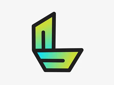 Logo of BP or PB initials font