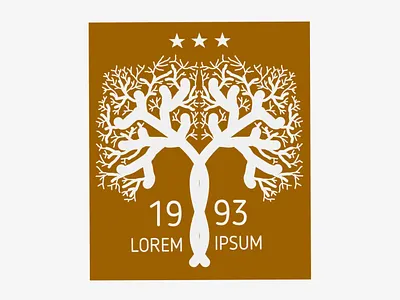 Logo or stamp of banyan tree club garden