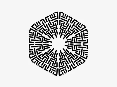 Symmetrical line maze element
