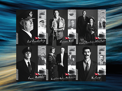 Publicity materials - Titanic the musical branding communications creative direction design graphic design identity logo marketing publicity theatre typography