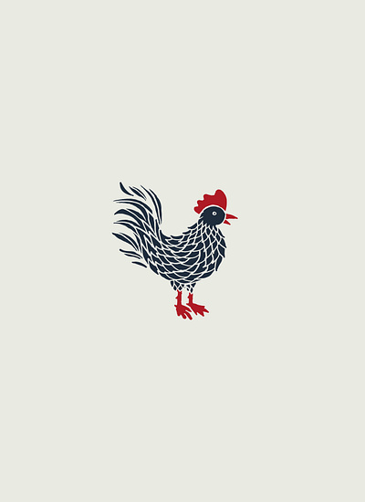 Poulette australia chicken design illustration logo poulette restaurant rotiesseie