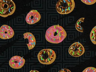 donuts art design digital digitalart donuts foodart foodpaintingchallenge illustration ipad painting picture procreate soalex