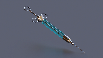 3D syringe 3d design