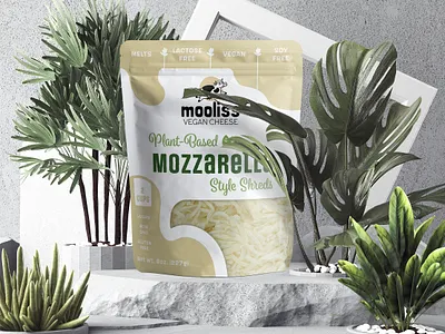 Mozzarella Cheese Pouch Packaging design branding design food packaging food pouch illustration label and box design label design logo makeup pouch package design packaging packaging design pouch packaging sachet mockup stand up pouch supplement label design