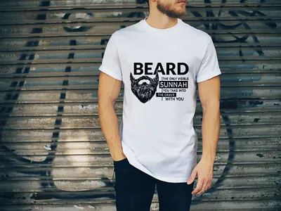 Beard The visible Sunnah - T-shirt beard beard tshirt islamic t shirt islamic tshirt sunnah t shirt tshirt