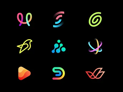 Modern Logo Collection behance project best logos branding colorful gradient logo icons logo collection logo concepts logo designer logo trend 2022 logofolio logolovely logomark logos minimal modern logo portfolio strong symbol vector logos