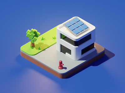 Modern Building 3d blender 3d design 3d illustration 3d modeling modern city illustration