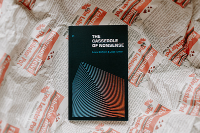 The Casserole of Nonsense art direction book brand branding design editorial fiction humour illustration library logo lyrics poetry print publisher science stories typesetting typography writer