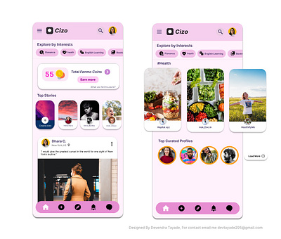 Social media gen-z App UI : Home Screen app app design figma flutter homescreen mobileapp socialmedia typography ui