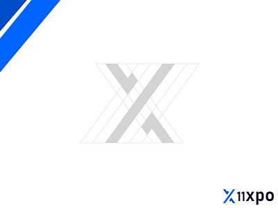 X letter logo | X Clean Logo | 11xpo logo branding design graphicsdesign illustration letter logo trend 2022 logo logo designer logo mark mobile modern logo design new trend trend logo ui x letter logo x letter minimal logo x logo