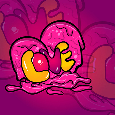 Love streetwear design love love colorful design love design love streetwear design love text design streetwear
