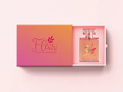 Fleur Luxury Perfume Packaging brand brand design brand identity branding business cosmetics design design templates graphic design illustration label design logo packaging perfume packaging ui ux vector