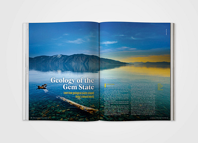 Geology Of The Gem State editorial geology idaho magazine