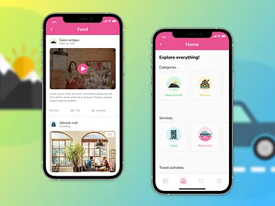 Tourism App (WIP) app branding graphic design ios pakistan ui ux