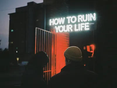 How to Ruin Your Life apple music art bar brand design gig icon illustration indie liverpool logo music neon photography poster print signage spotify venue vinyl