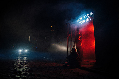 How to Ruin Your Life album art band brand branding campaign car club design graphic design identity indie liverpool music neon paris youth foundation photography pop punk venue