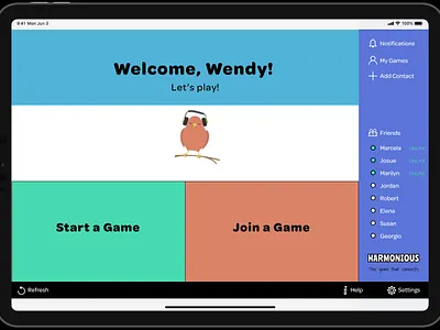 User Research & Design of Synchronous Game App design ui usability user research ux