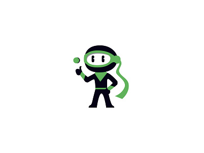 Green Clan Ninja design green icon illustration logo logodesign logotype minimal ninja vector