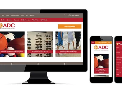 Multi-speciality clinic UX redesign design responsive ui usability ux website