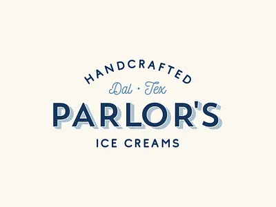 Vintage Ice-Cream Shop Logo Design branding combinationmark foodandbeverage graphic design icecream logo typography