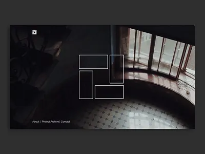 Web Portfolio Concept motion motion graphics transitions ui web