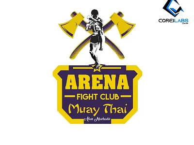 Arena Fight Club Logo branding design graphic design illustration logo typography vector