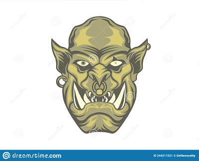 Orc Illustration animation graphic design