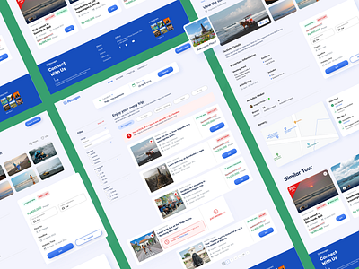 Explore List Patungan 🏖 - Website blue businesses clean couple design figma figmadesign freinds healing holiday landingpage money tour travel trend ui uiux ventura website