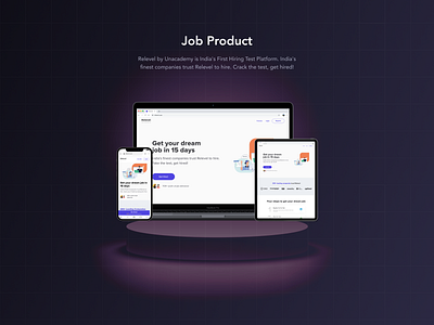 Hiring Test Platform app design industry app moti ui ui design ux process web