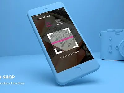 Scan and shop - NNNOW app design omnichannel retail store scan and shop scan shop store