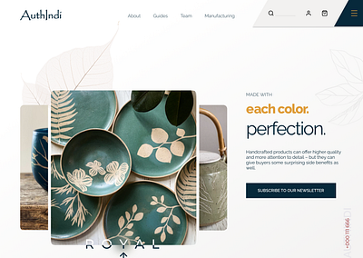 AuthIndi - Website Design android app design crockery website design illustration modern website design ui design ui designs ux design ux designs web design website design