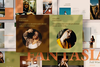 Fantasia - Powerpoint Template app branding design editorial illustration multipurpose powerpoint presentation template
