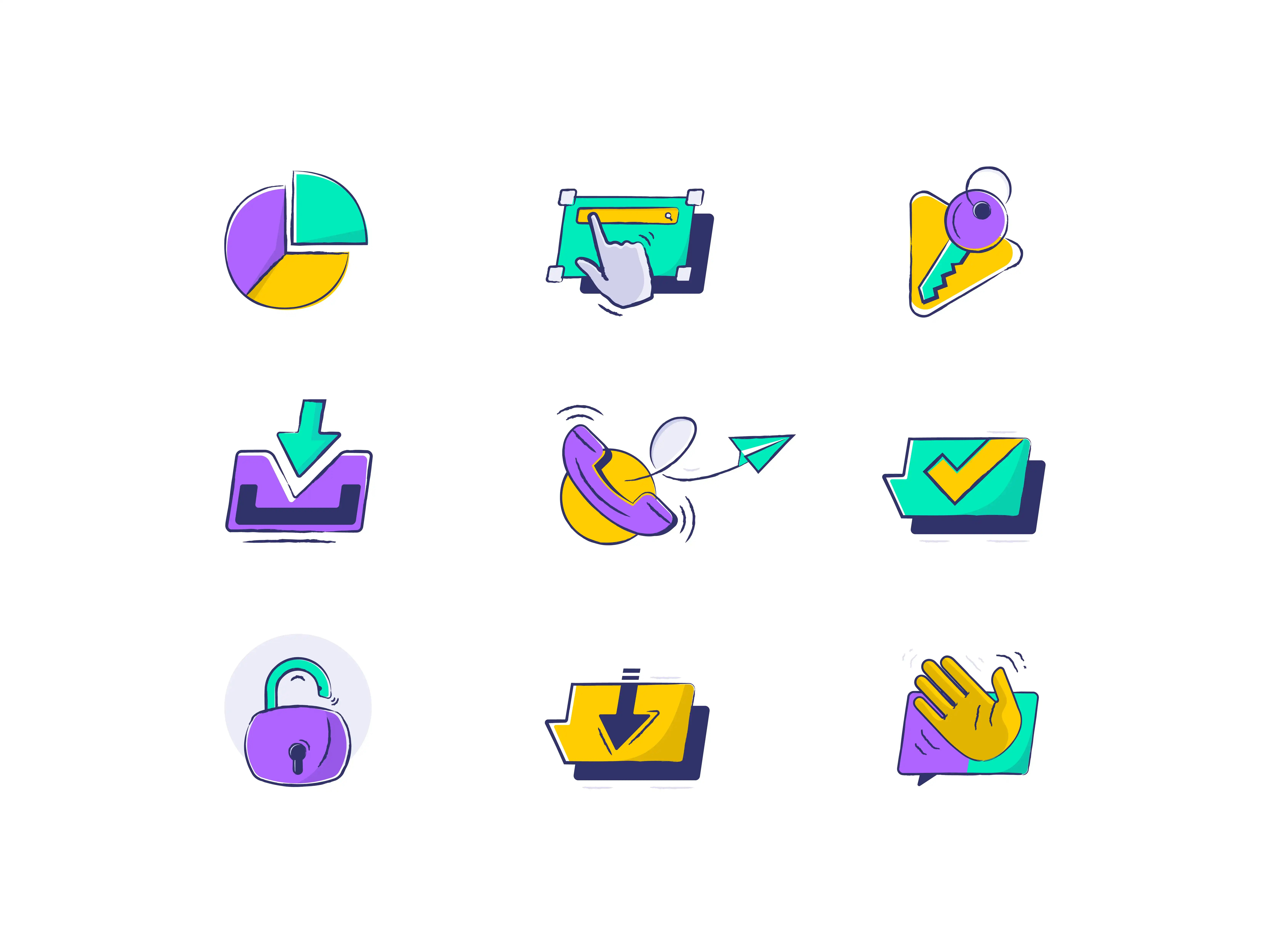 Icon Exploration app app icon brand branding creative icon icon icon design icon exploration icon illustration icons illustration illustrations illustrator modern icon sketch ui unique icon vector web design