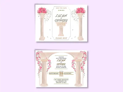 свадебное приглашение app branding design graphic design illustration logo typography vector