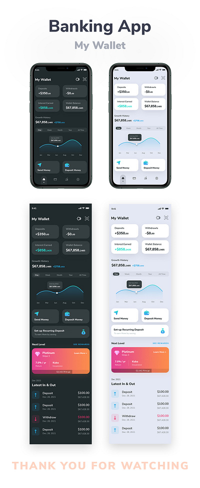 Wallet App app branding design ui ux