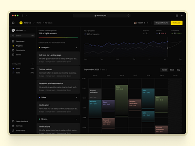 Education Ai Dashboard ai app artificial intelligence branding clean crm dark dashboard design education flows inspiration interface mobile panel saas training ui ux web3