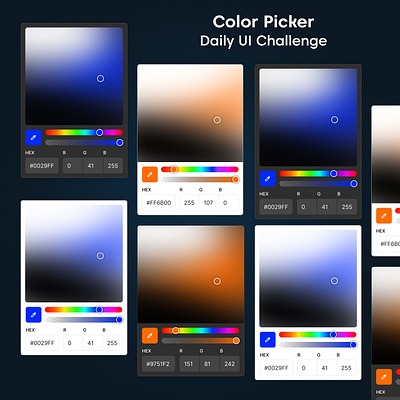 🎨 Exploring Colors with Precision! 🖌️ app graphic design ui ux